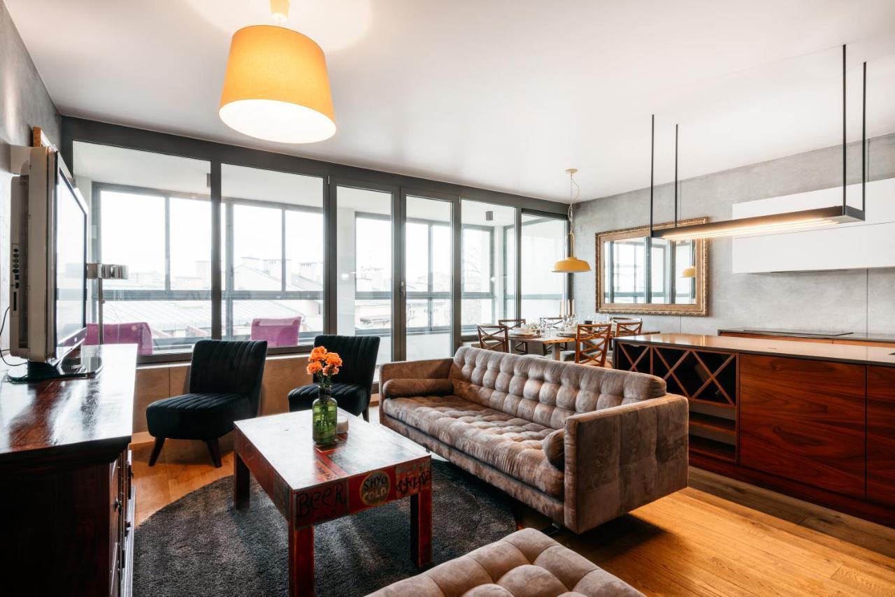 Ferienwohnung Penthouse Harmonica - Loftaffair Krakau Exterior foto